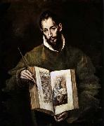 El Greco St Luke oil painting artist